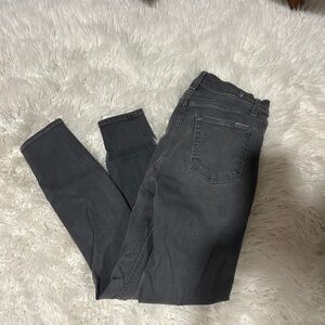 7 For All Mankind Charcoal Skinny Jeans